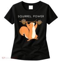 Cute Squirrel Power Women's T-Shirt thumb 0