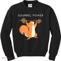 Cute Squirrel Power Kids Sweatshirt thumb 0