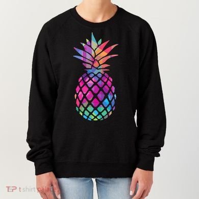 Colorful Simple Pineapple Women's Sweatshirt