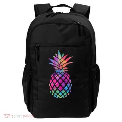Colorful Simple Pineapple Backpack