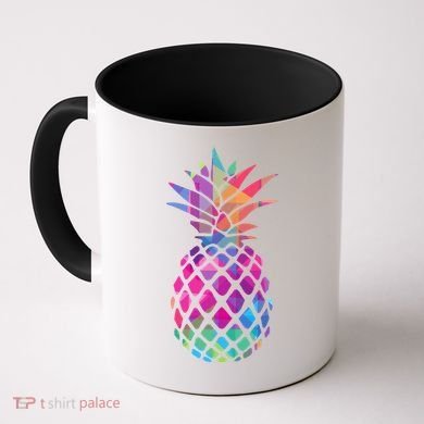Colorful Simple Pineapple Coffee Mug
