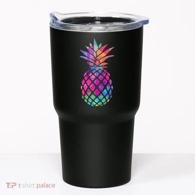 Colorful Simple Pineapple Tumbler