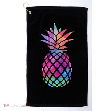 Colorful Simple Pineapple Golf Towel