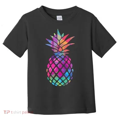 Colorful Simple Pineapple Toddler T-Shirt
