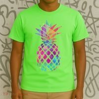 Colorful Simple Pineapple T-Shirt thumb 3