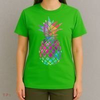 Colorful Simple Pineapple T-Shirt thumb 4