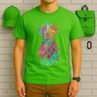 Colorful Simple Pineapple T-Shirt thumb 6
