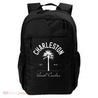 Charleston Sc Park Palm Tree Fort Sumter Gift South Carolina Funny Gift Backpack thumb 0