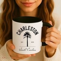 Charleston Sc Park Palm Tree Fort Sumter Gift South Carolina Funny Gift Coffee Mug thumb 3
