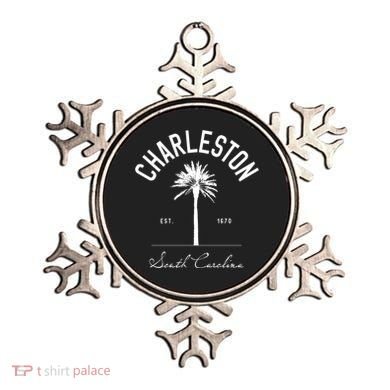 Charleston Sc Park Palm Tree Fort Sumter Gift South Carolina Funny Gift Ornament