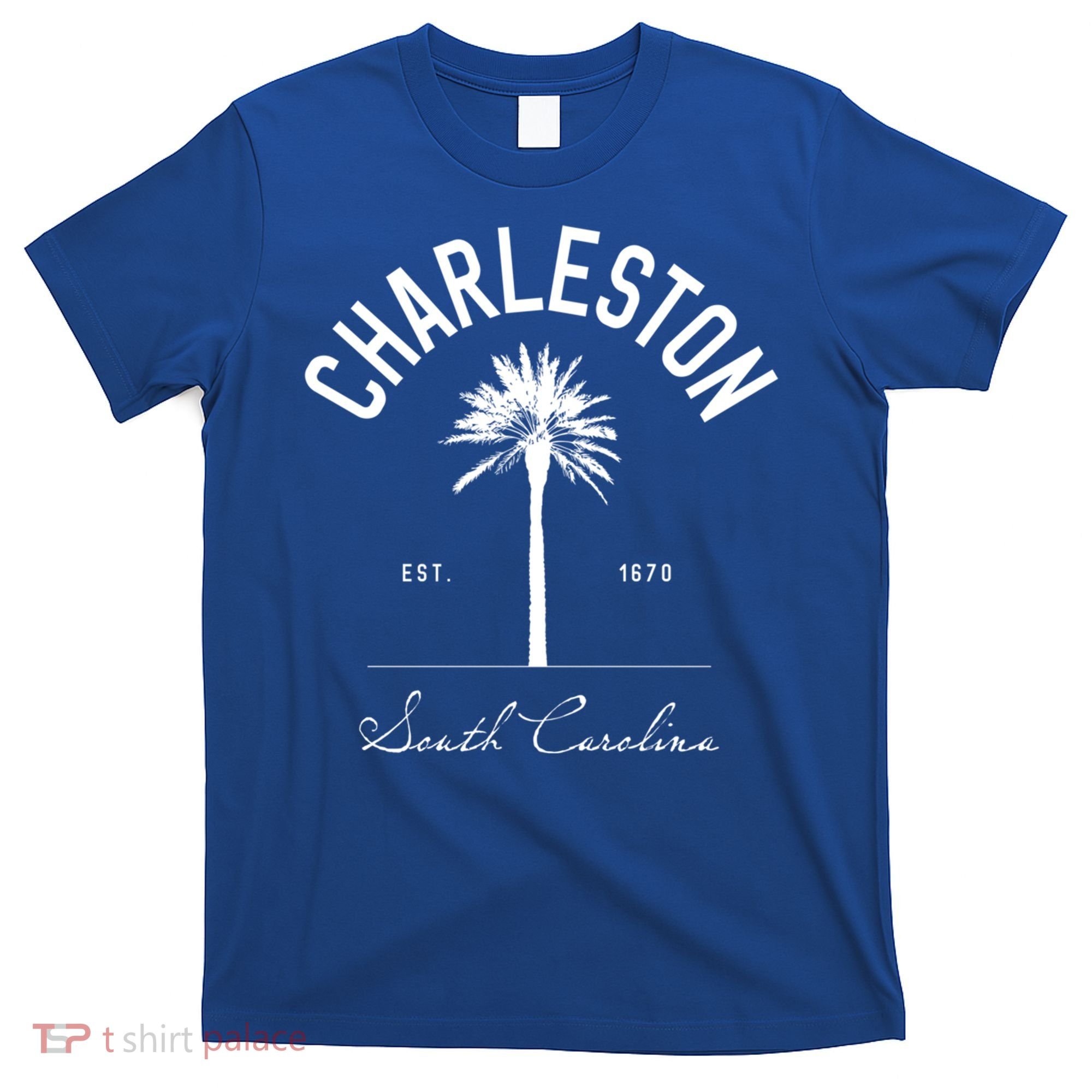 Charleston Sc Park Palm Tree Fort Sumter Gift South Carolina Funny Gift T-Shirt