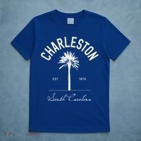 Charleston Sc Park Palm Tree Fort Sumter Gift South Carolina Funny Gift T-Shirt thumb 5