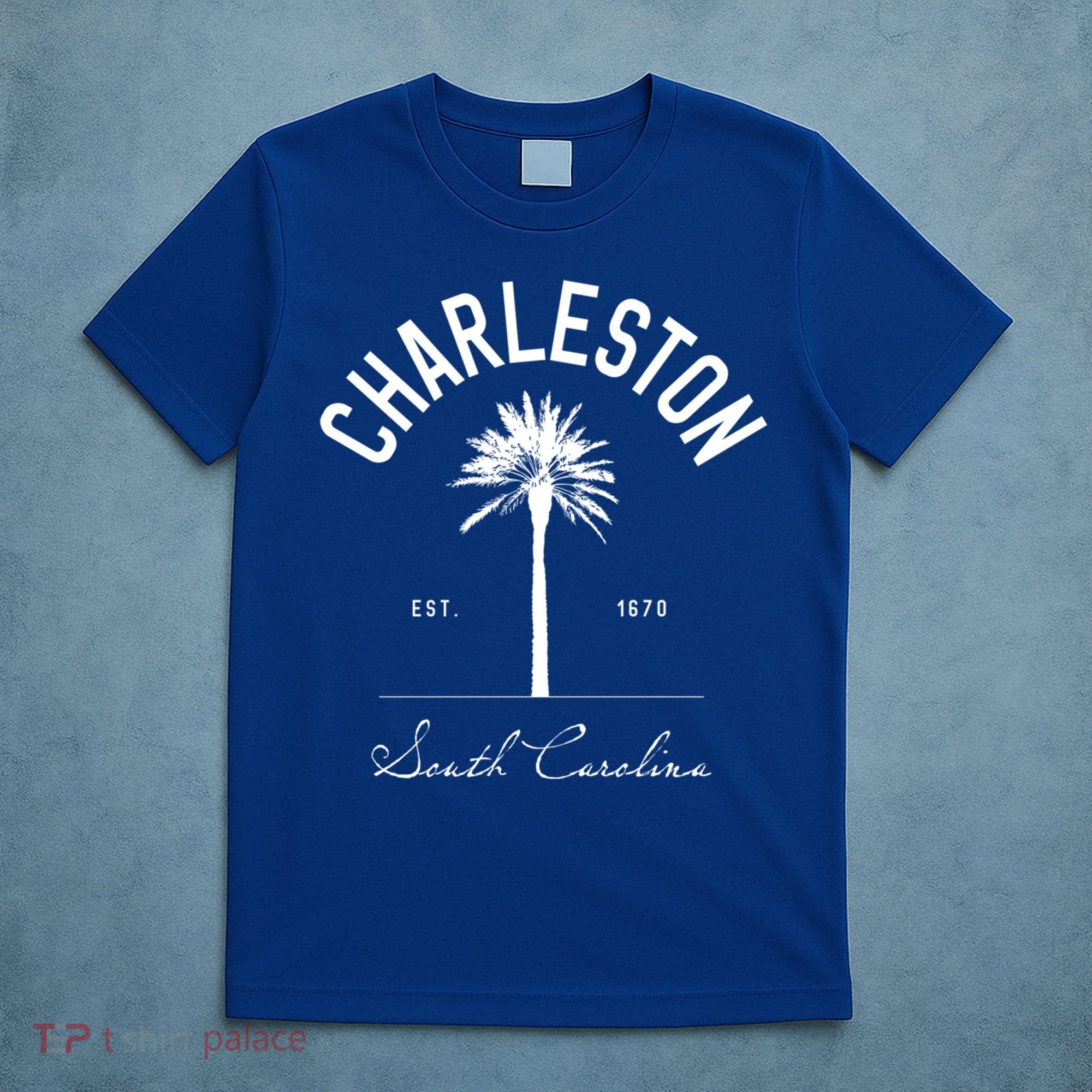 Charleston Sc Park Palm Tree Fort Sumter Gift South Carolina Funny Gift T-Shirt
