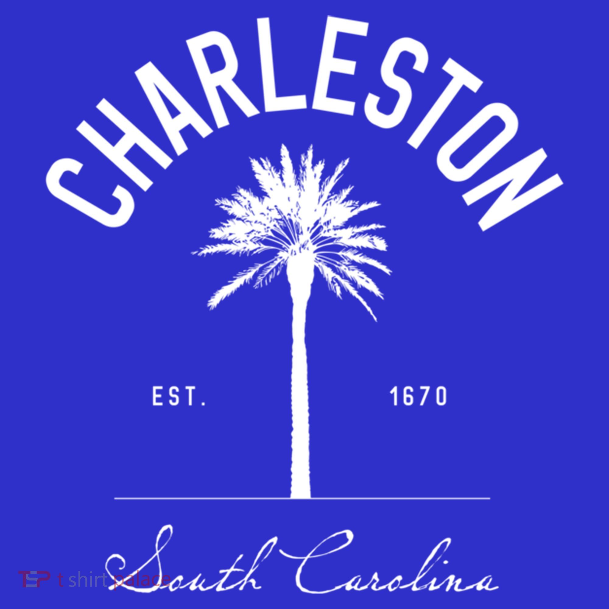 Charleston Sc Park Palm Tree Fort Sumter Gift South Carolina Funny Gift T-Shirt