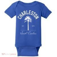 Charleston Sc Park Palm Tree Fort Sumter Gift South Carolina Funny Gift Baby Bodysuit thumb 0