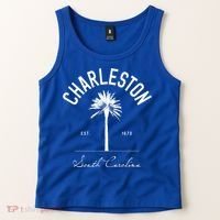 Charleston Sc Park Palm Tree Fort Sumter Gift South Carolina Funny Gift Tank Top thumb 2
