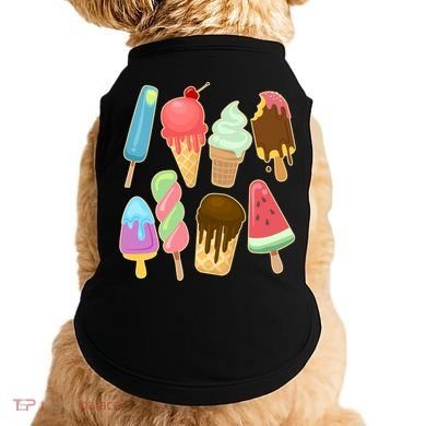 Cute Summer Popsicles And Ice Cream Doggie Tank