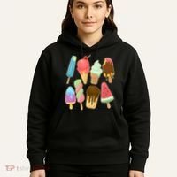Cute Summer Popsicles And Ice Cream Hoodie thumb 5