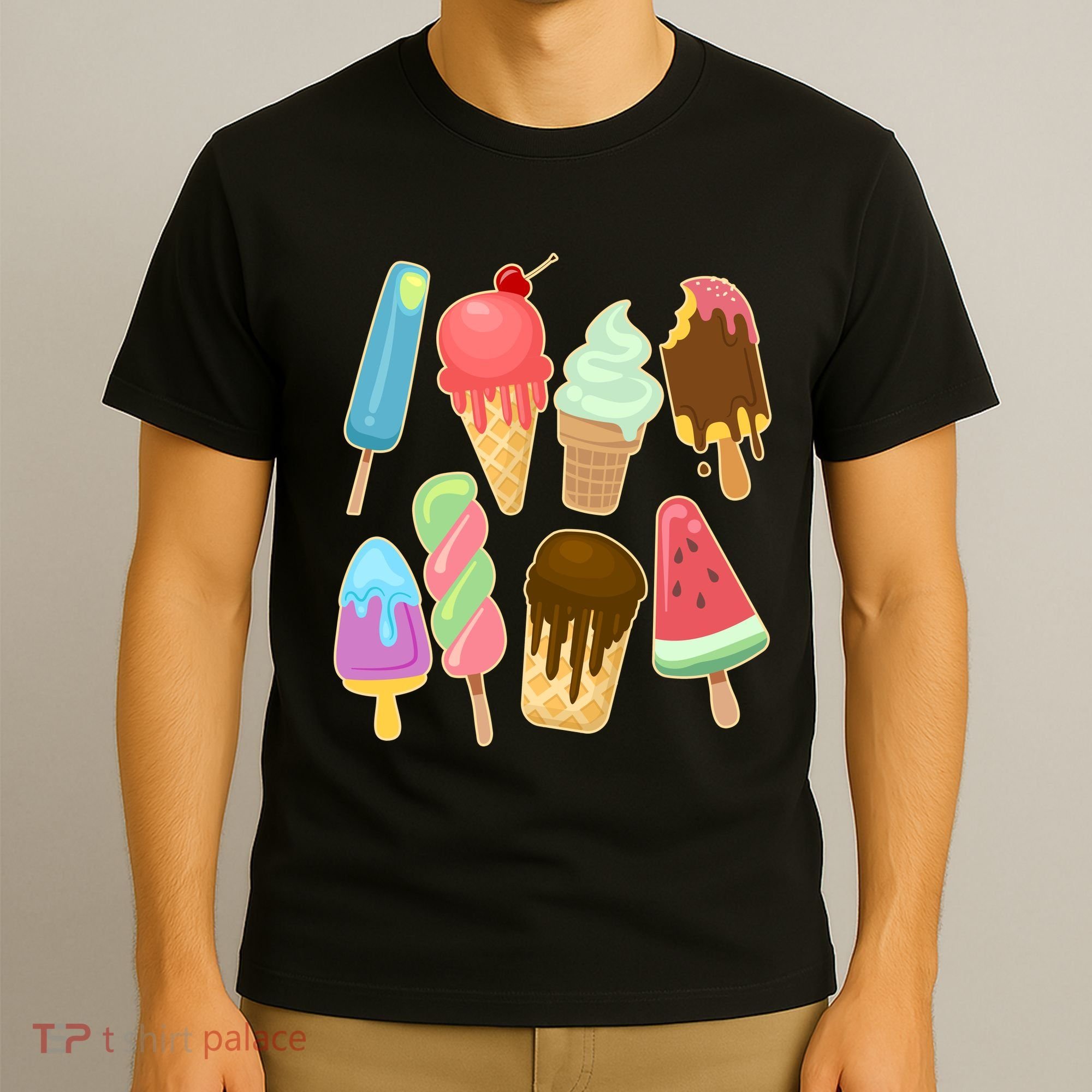 Cute Summer Popsicles And Ice Cream T-Shirt