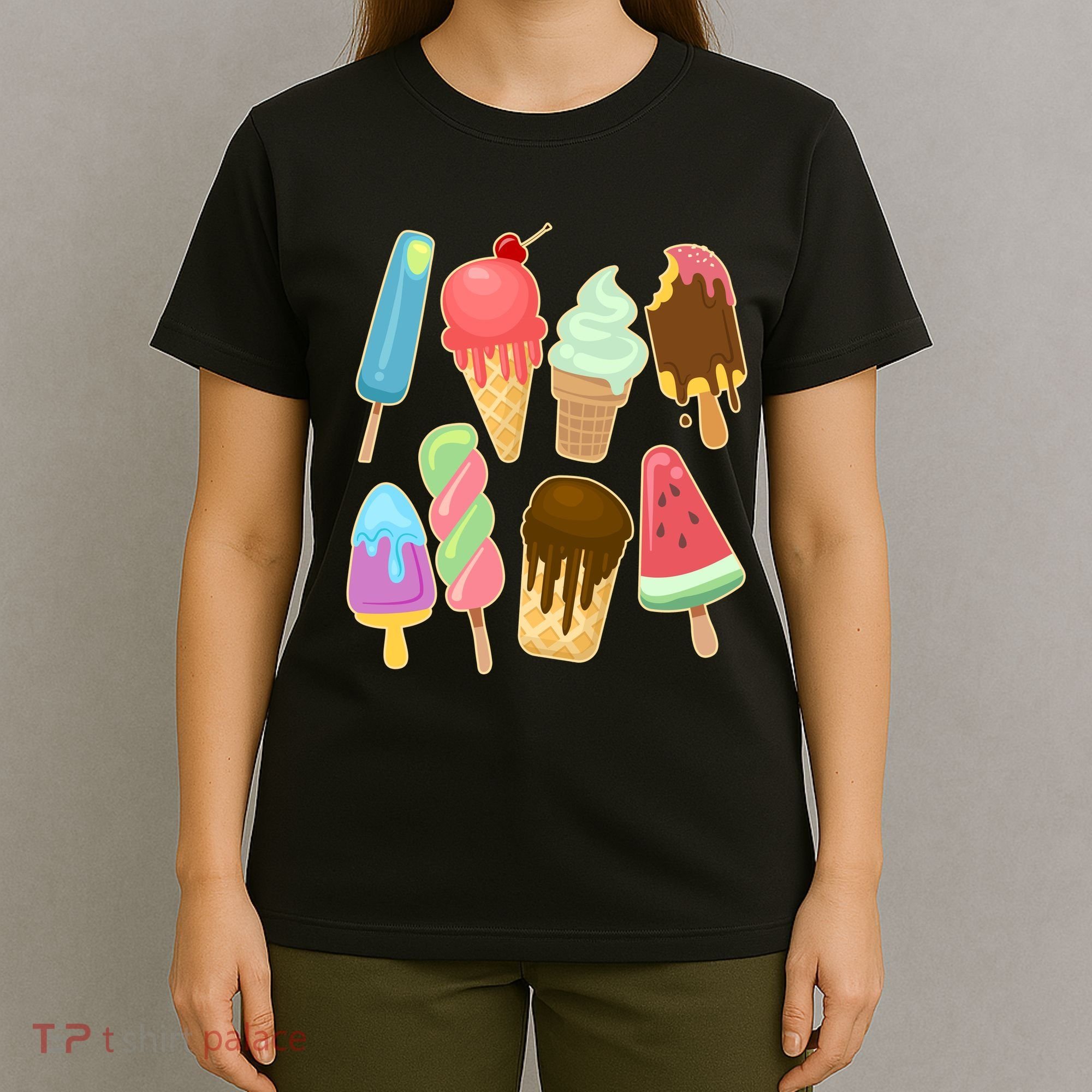 Cute Summer Popsicles And Ice Cream T-Shirt