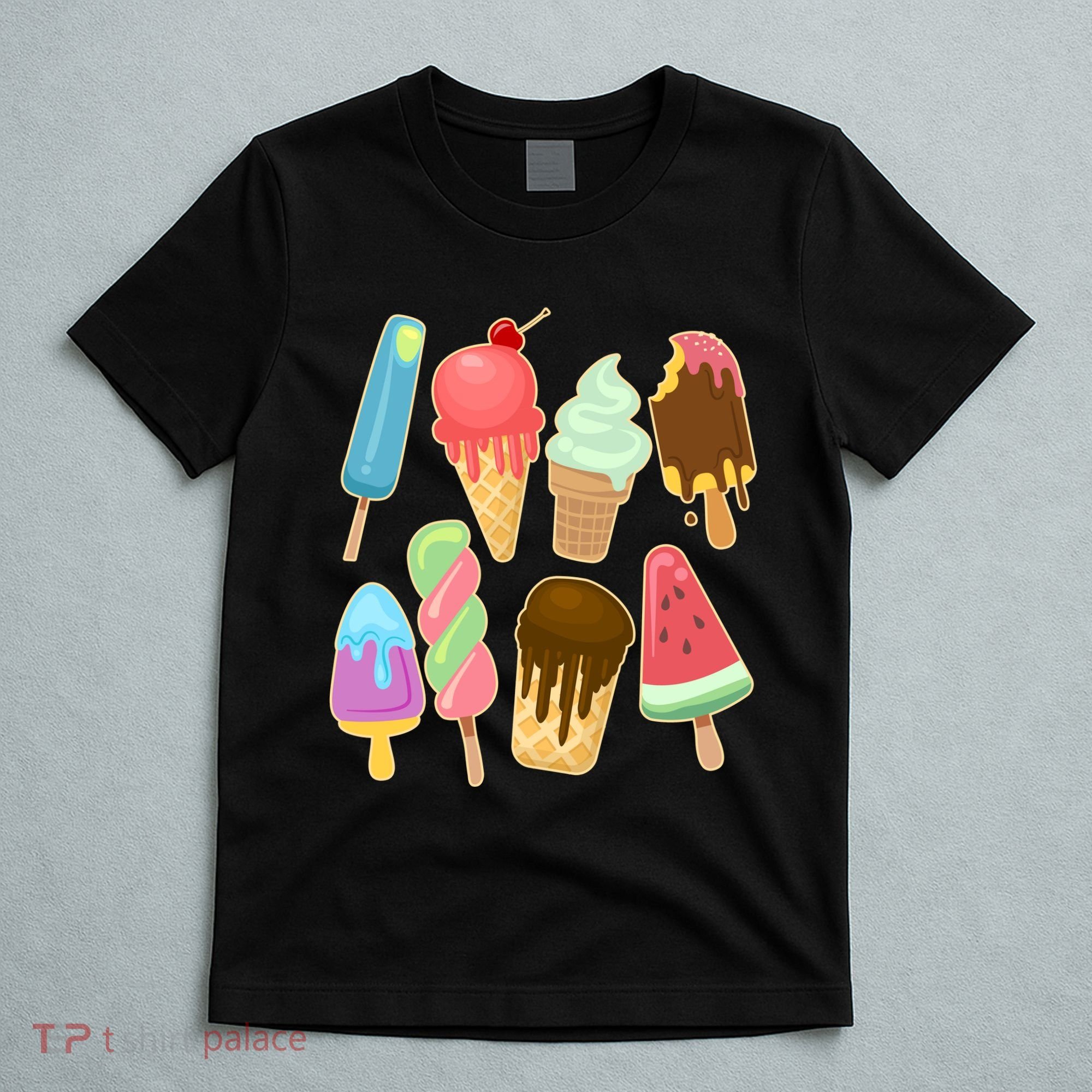 Cute Summer Popsicles And Ice Cream T-Shirt