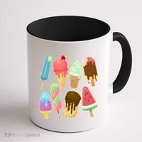 Cute Summer Popsicles And Ice Cream Coffee Mug thumb 1
