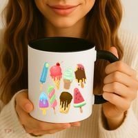 Cute Summer Popsicles And Ice Cream Coffee Mug thumb 3