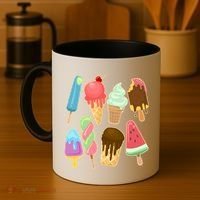 Cute Summer Popsicles And Ice Cream Coffee Mug thumb 4