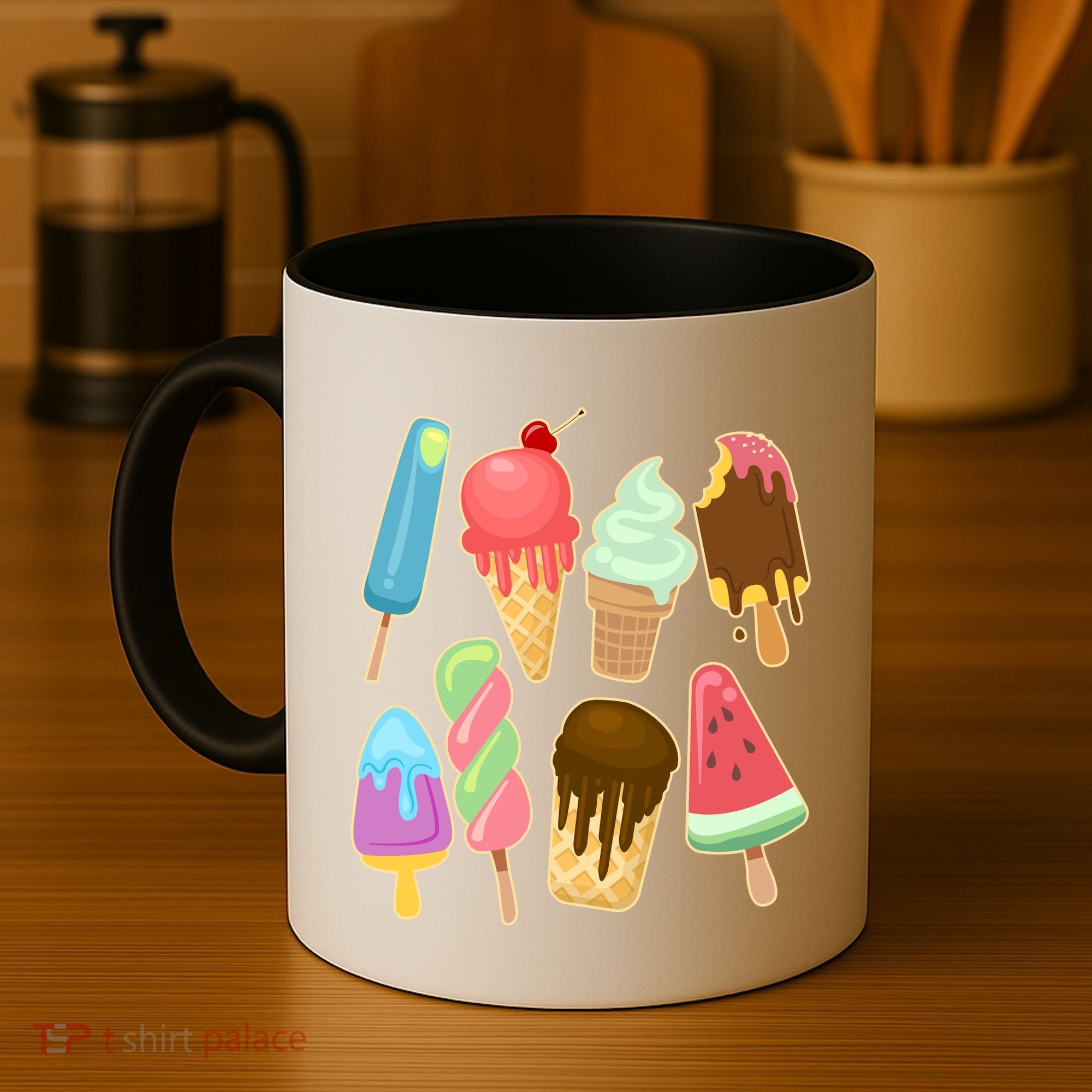 Cute Summer Popsicles And Ice Cream Coffee Mug