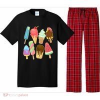 Cute Summer Popsicles And Ice Cream Pajama Set thumb 0