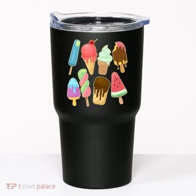 Cute Summer Popsicles And Ice Cream Tumbler