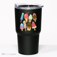 Cute Summer Popsicles And Ice Cream Tumbler thumb 0