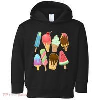 Cute Summer Popsicles And Ice Cream Toddler Hoodie thumb 0