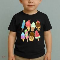 Cute Summer Popsicles And Ice Cream Toddler T-Shirt thumb 2