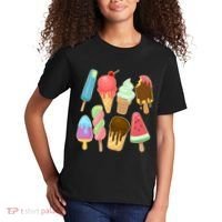 Cute Summer Popsicles And Ice Cream Kids T-Shirt thumb 2