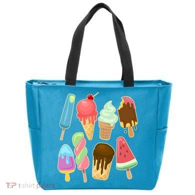 Cute Summer Popsicles And Ice Cream Tote Bag