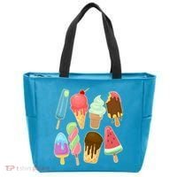 Cute Summer Popsicles And Ice Cream Tote Bag thumb 0