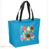 Cute Summer Popsicles And Ice Cream Tote Bag thumb 2