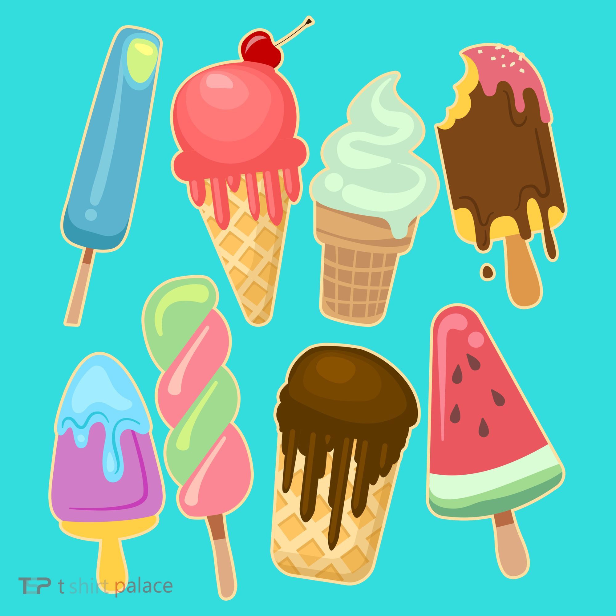 Cute Summer Popsicles And Ice Cream Tote Bag