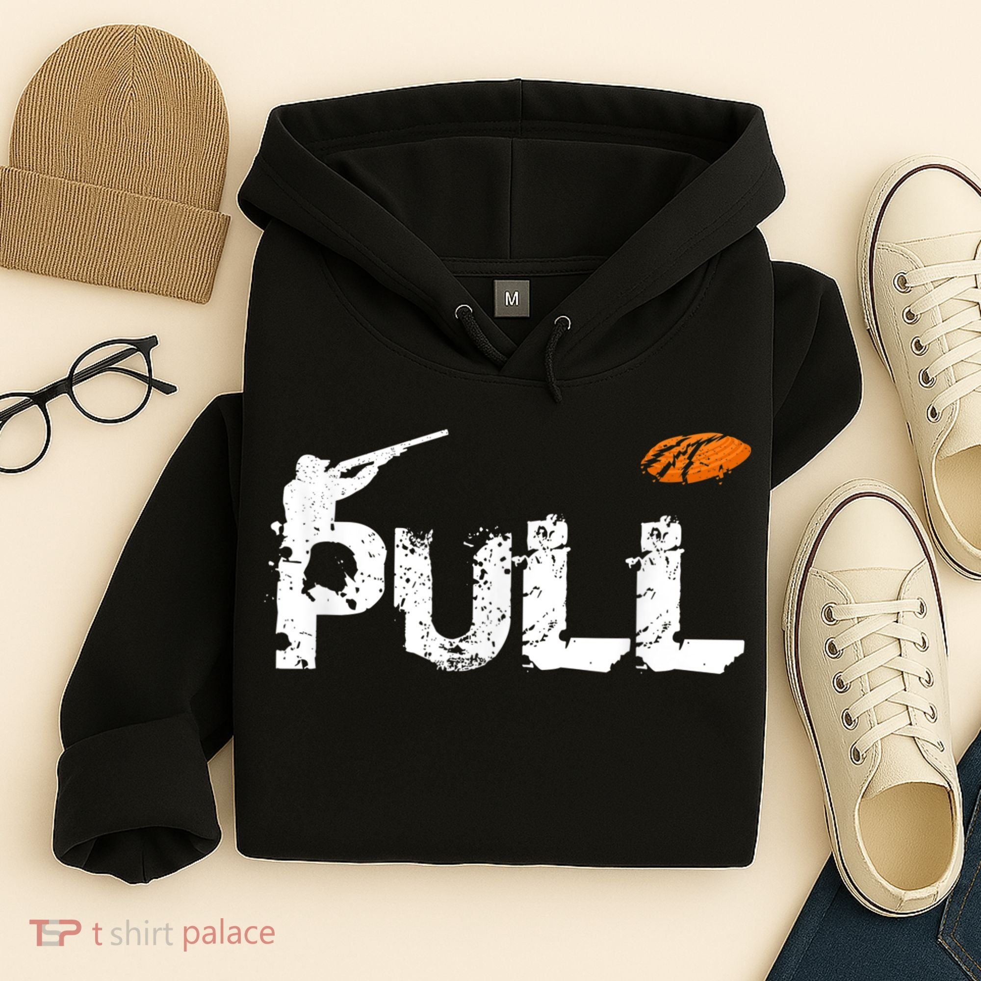 Clay Skeet Pigeon Shooting Pull Clay Bird Hunter Sports Hoodie