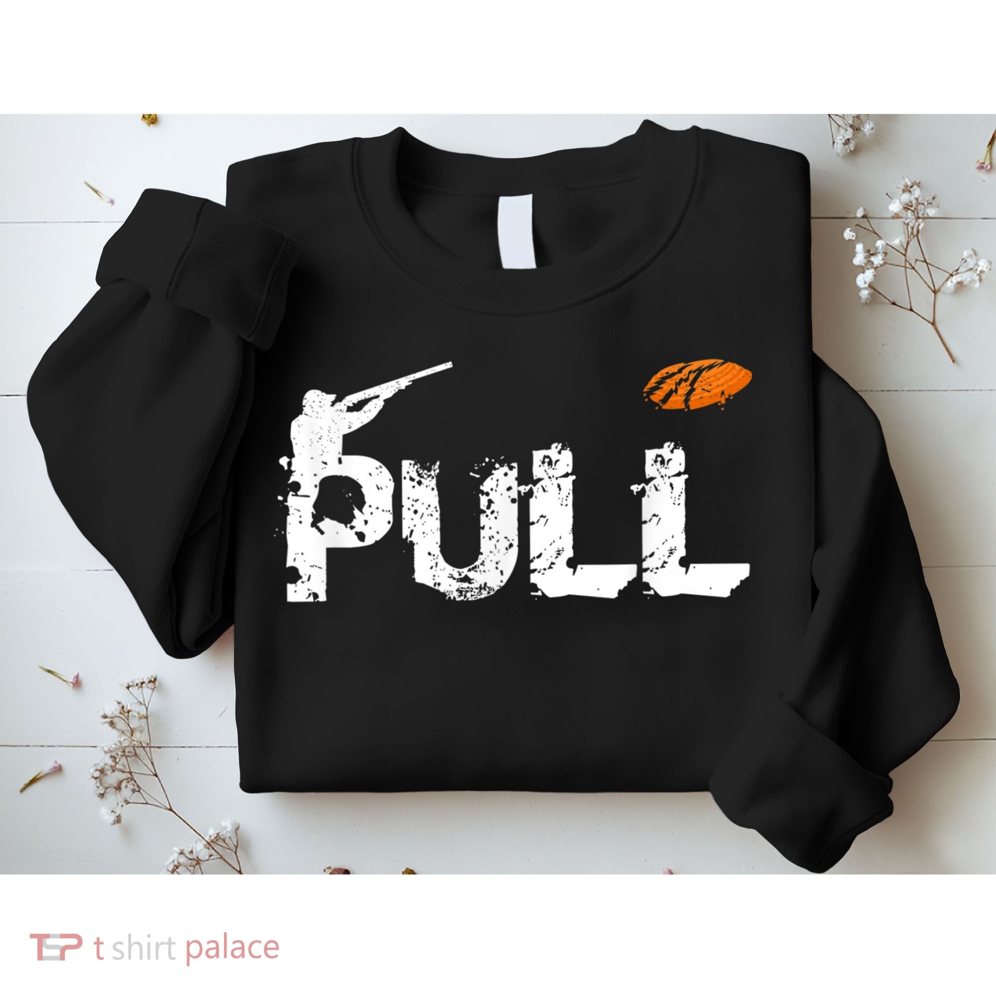 Clay Skeet Pigeon Shooting Pull Clay Bird Hunter Sports Sweatshirt