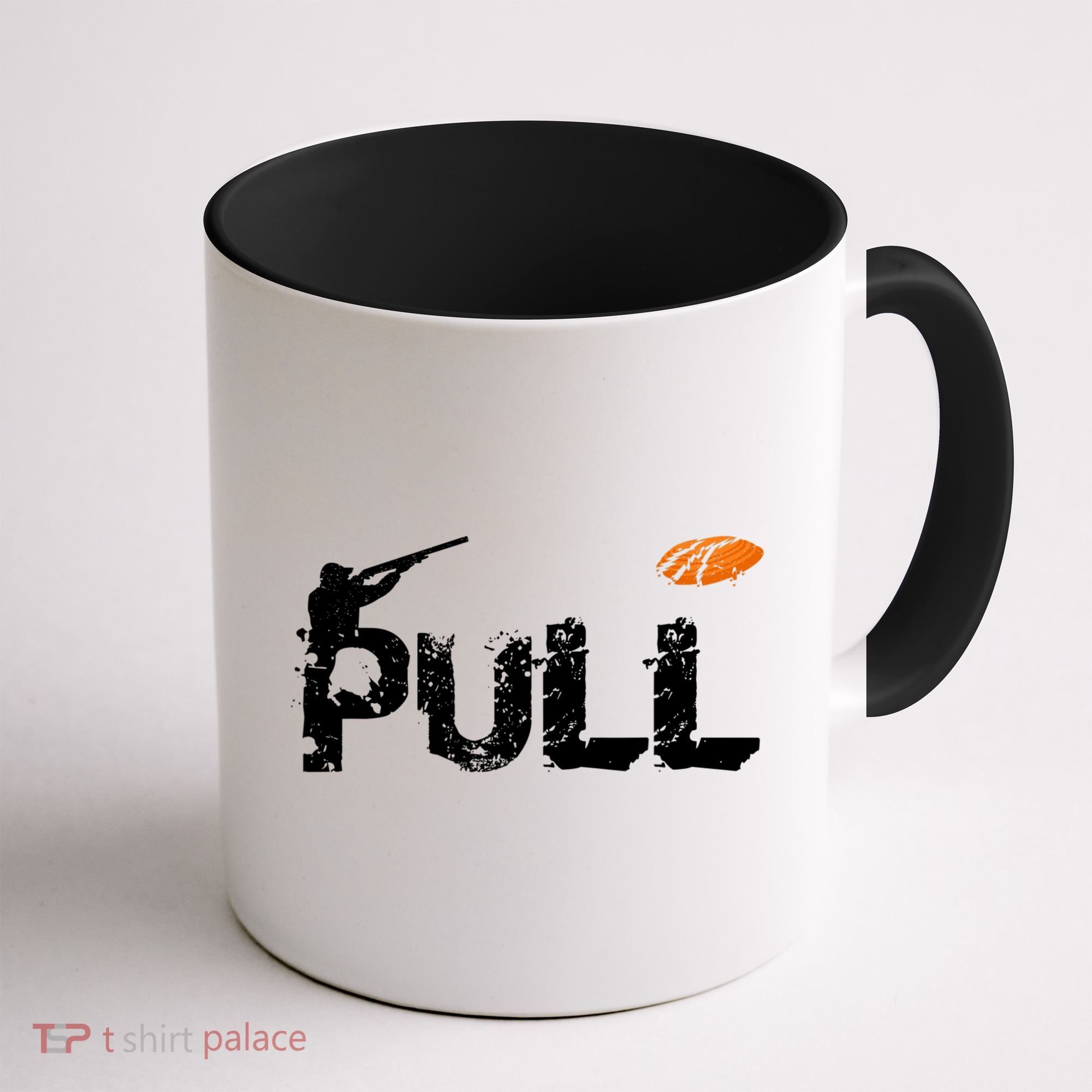Clay Skeet Pigeon Shooting Pull Clay Bird Hunter Sports Coffee Mug