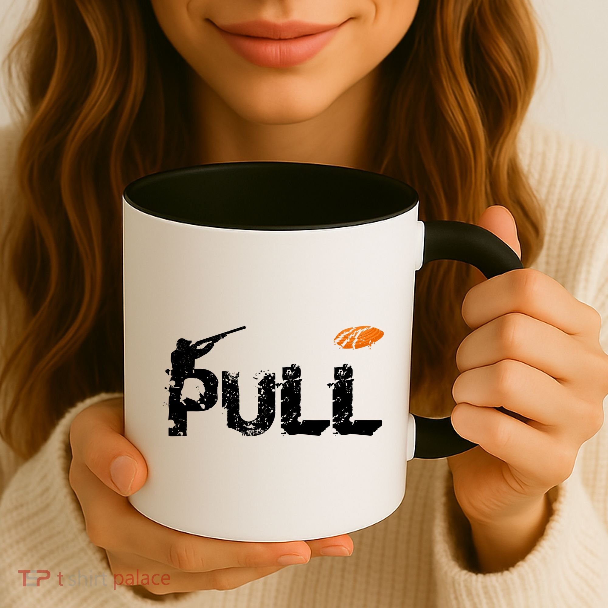 Clay Skeet Pigeon Shooting Pull Clay Bird Hunter Sports Coffee Mug