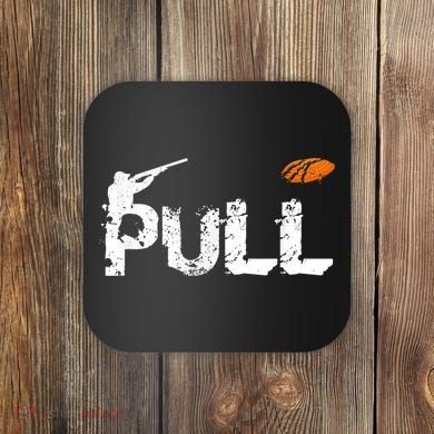 Clay Skeet Pigeon Shooting Pull Clay Bird Hunter Sports Coaster