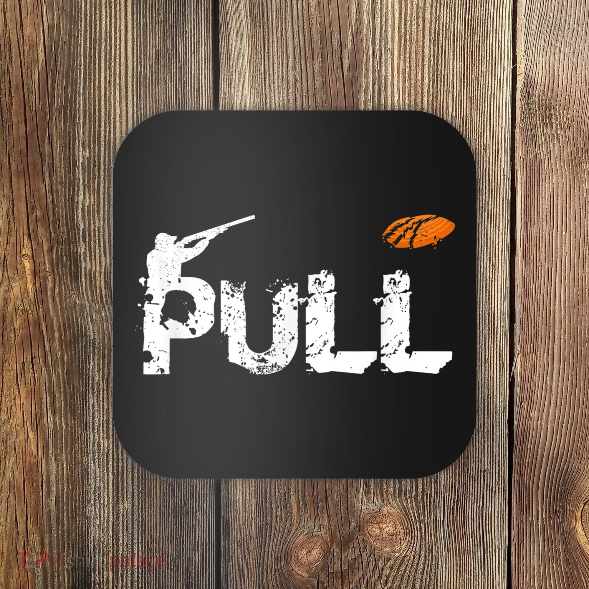 Clay Skeet Pigeon Shooting Pull Clay Bird Hunter Sports Coaster