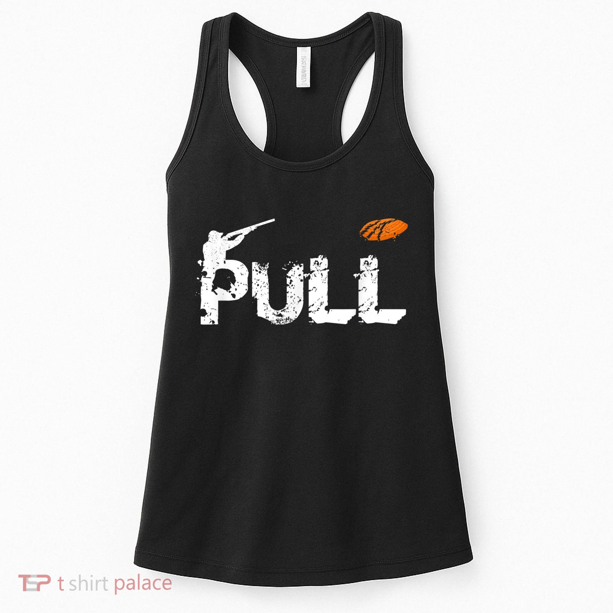 Clay Skeet Pigeon Shooting Pull Clay Bird Hunter Sports Women's Tank Top