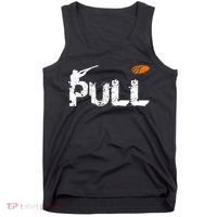 Clay Skeet Pigeon Shooting Pull Clay Bird Hunter Sports Tank Top thumb 0