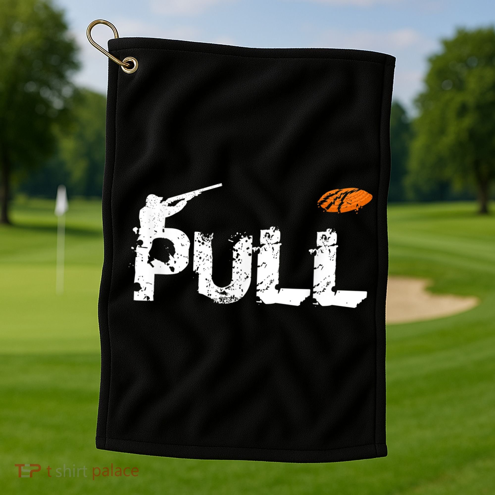 Clay Skeet Pigeon Shooting Pull Clay Bird Hunter Sports Golf Towel