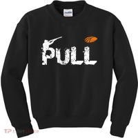 Clay Skeet Pigeon Shooting Pull Clay Bird Hunter Sports Kids Sweatshirt thumb 0