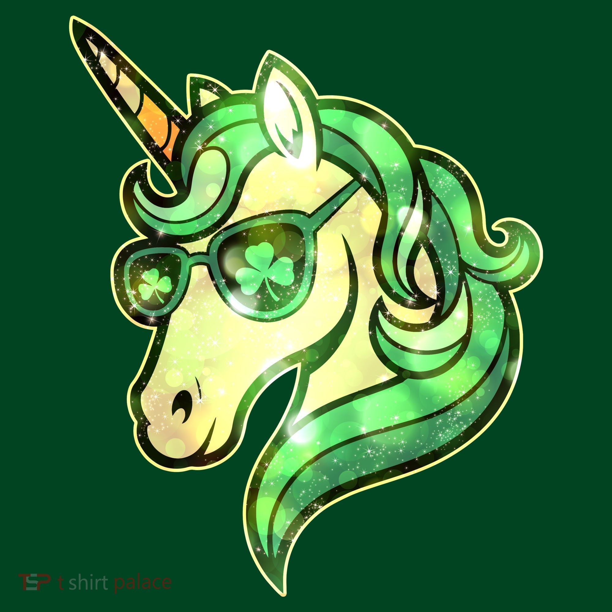 Cool St Patricks Day Lucky Shamrock Clover Unicorn Kids Sweatshirt